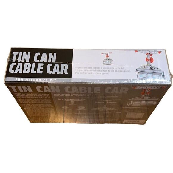 4M Tin Can Cable Car Fun Mechanics Kit Educational Experiment Science Building - Picture 3 of 7
